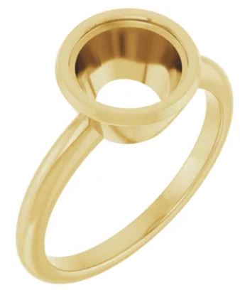Round Bezel Ring