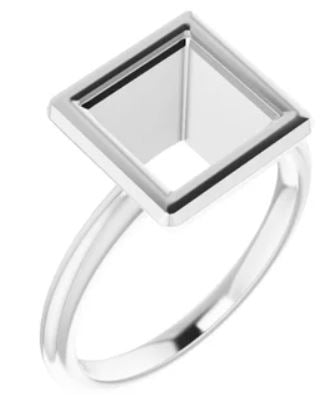 Square Bezel Ring