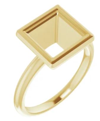 Square Bezel Ring