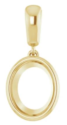 Oval Pendant Necklace