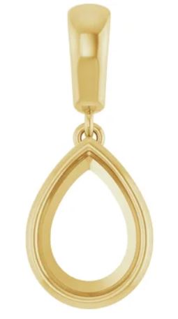 Pear Pendant Necklace