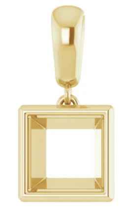 Square Pendant Necklace