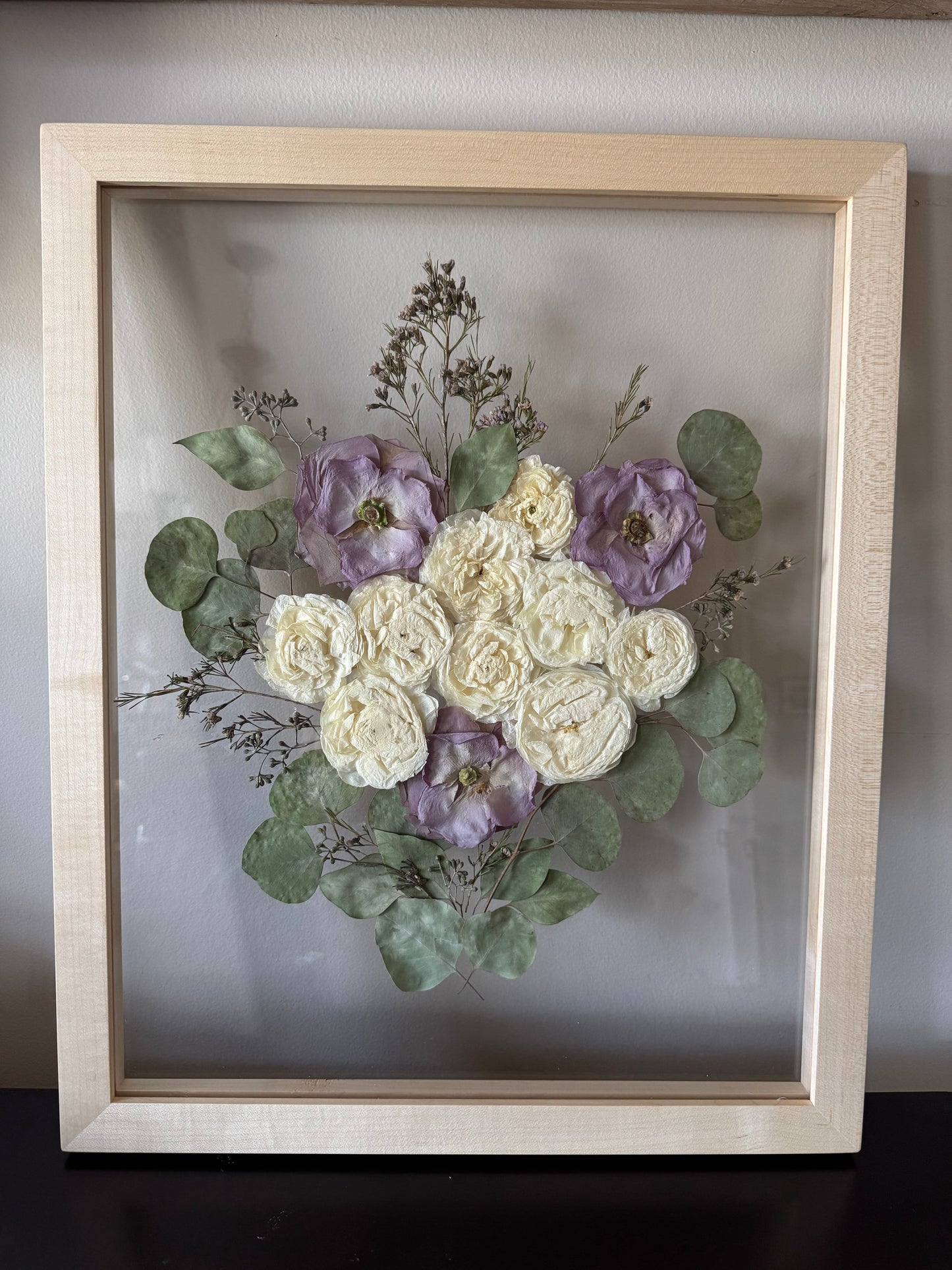 Custom Wood Floating Pressed Frame