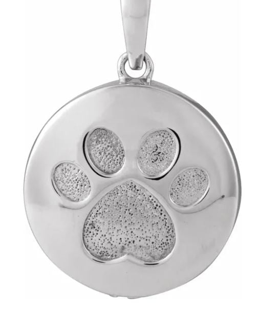 Pawprint Ashes Necklace