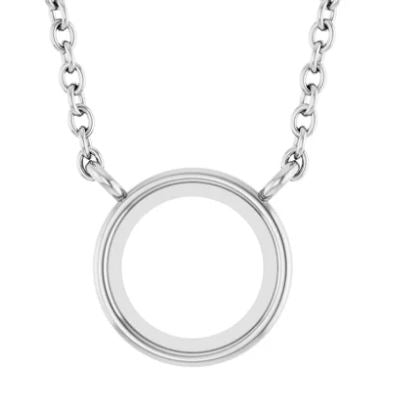 Round Solitaire Necklace