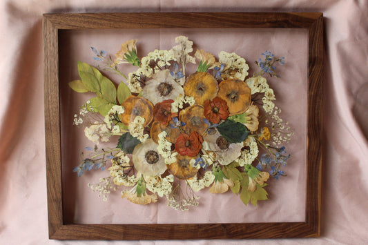 Custom Wood Floating Pressed Frame