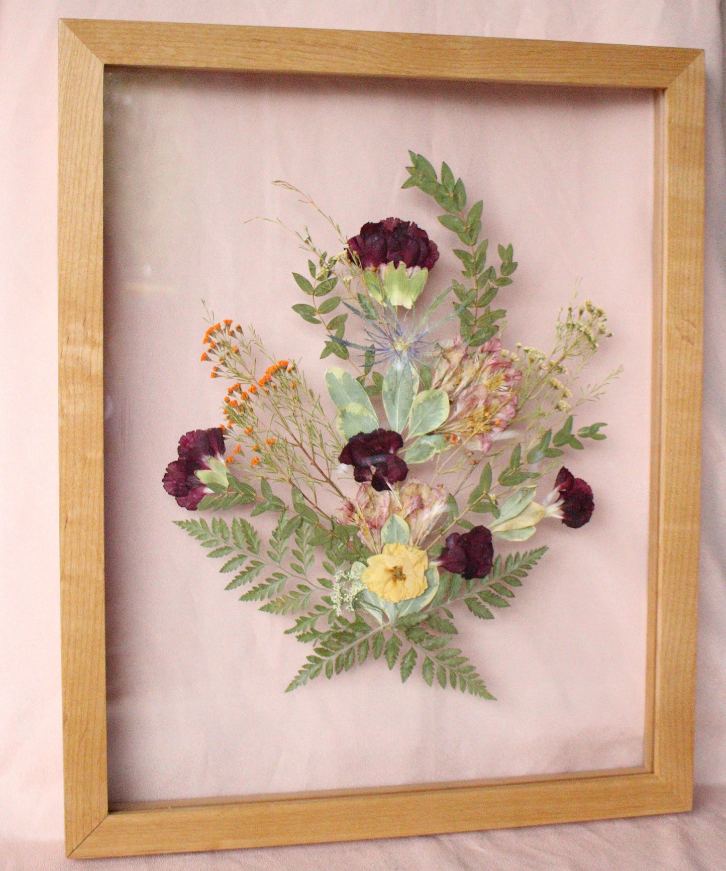 Custom Wood Floating Pressed Frame
