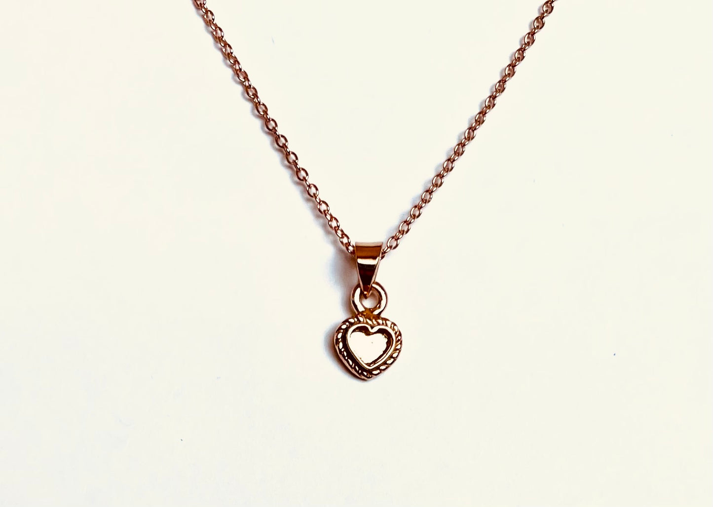 Rose Gold Heart